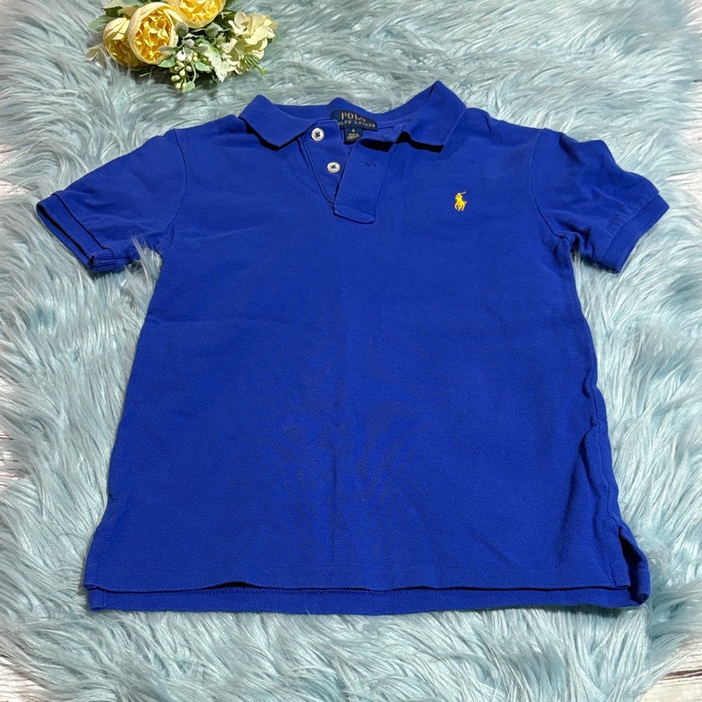 Polo by Ralph Lauren Kids Royal Blue Short Sleeve Polo Shirt sz 6